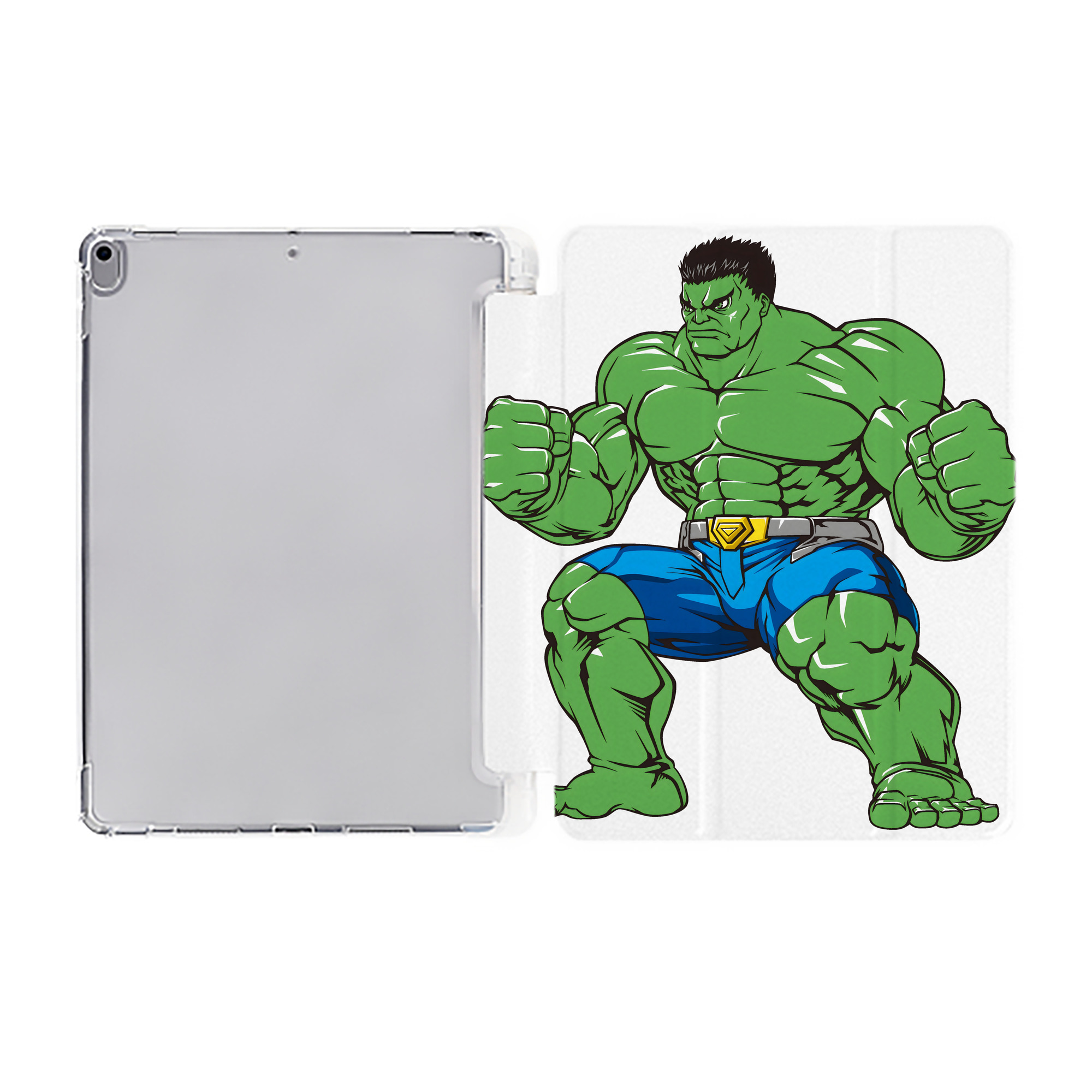 （画像用） アベンジャーズ The Avengers IPad ケース ペン収納付き 三つ折りスタンド PUレザー×シリコン 対応機種9.5/10.5/10.9インチ